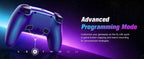 Controller for Playstation 5/PS5/PS5 Pro/Slim/PC,Wireless Gamepads RGB Joystick Turbo/Marco Program Dual Vibrate Game Controle