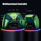 Controller For PlayStation5/PS5 Pro/Slim/PC RGB Light Wireless Gamepads Marco/Turbo NO Drift Hall Effect Gaming Control Joystick