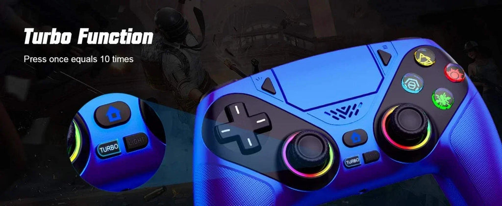 Blue RGB Pro Controller – lifestyle shot