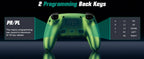 Controller For PlayStation5/PS5 Pro/Slim/PC RGB Light Wireless Gamepads Marco/Turbo NO Drift Hall Effect Gaming Control Joystick