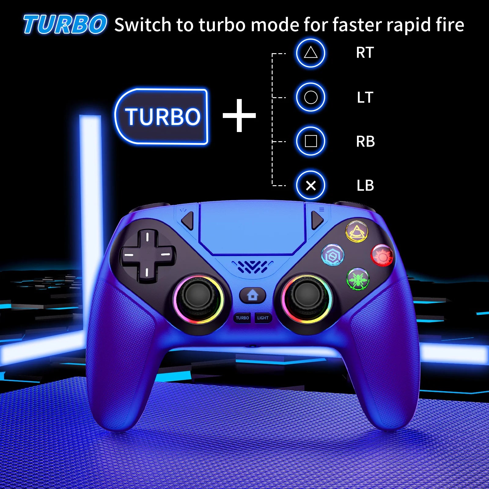 RGB Pro PS5/PC Controller