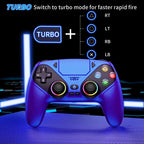 Controller for Playstation 5/PS5/PS5 Pro/Slim/PC,Wireless Gamepads RGB Joystick Turbo/Marco Program Dual Vibrate Game Controle